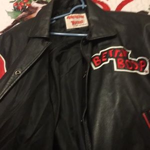 x-l Betty Boop leather jacket